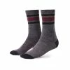 Chaussettes Merino Crew Stripe Chrome -Magasin Dusine Antivols chaussettes merino crew stripe chrome