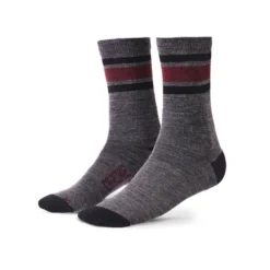 Chaussettes Merino Crew Stripe Chrome