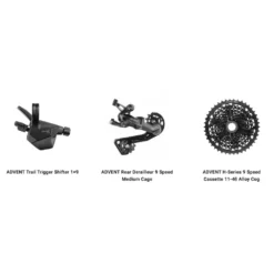 Derailleurs Dérailleur Arrière MicroSHIFT Advent 9V -Magasin Dusine Antivols derailleur arriere microshift advent 9v 2