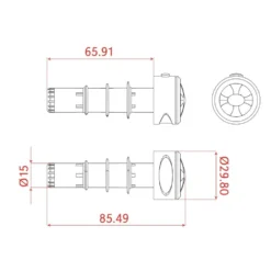 Eclairage Cintre Spanninga Visio -Magasin Dusine Antivols eclairage cintre spanninga visio 4