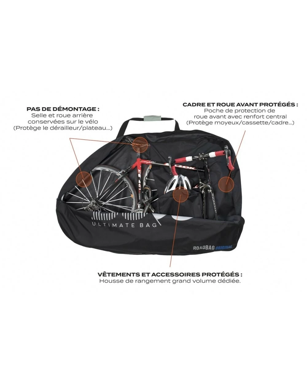 Bagagerie & Bikepacking Housse Vélo Buds RoadBag Travel 5 Bagagerie & Bikepacking Housse Vélo Buds RoadBag Travel – Image 3