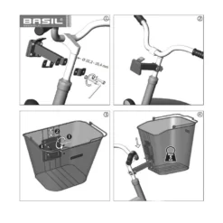 Paniers Panier Amovible Basil Bremen BE 9 Paniers Panier Amovible Basil Bremen BE -Magasin Dusine Antivols panier basil bremen be 3