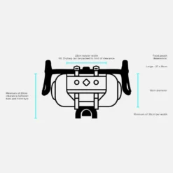 Bagagerie & Bikepacking Sacoche De Cintre RESTRAP Bar Bag 14L 20 Bagagerie & Bikepacking Sacoche De Cintre RESTRAP Bar Bag 14L -Magasin Dusine Antivols sacoche de cintre restrap bar bag 14l 8