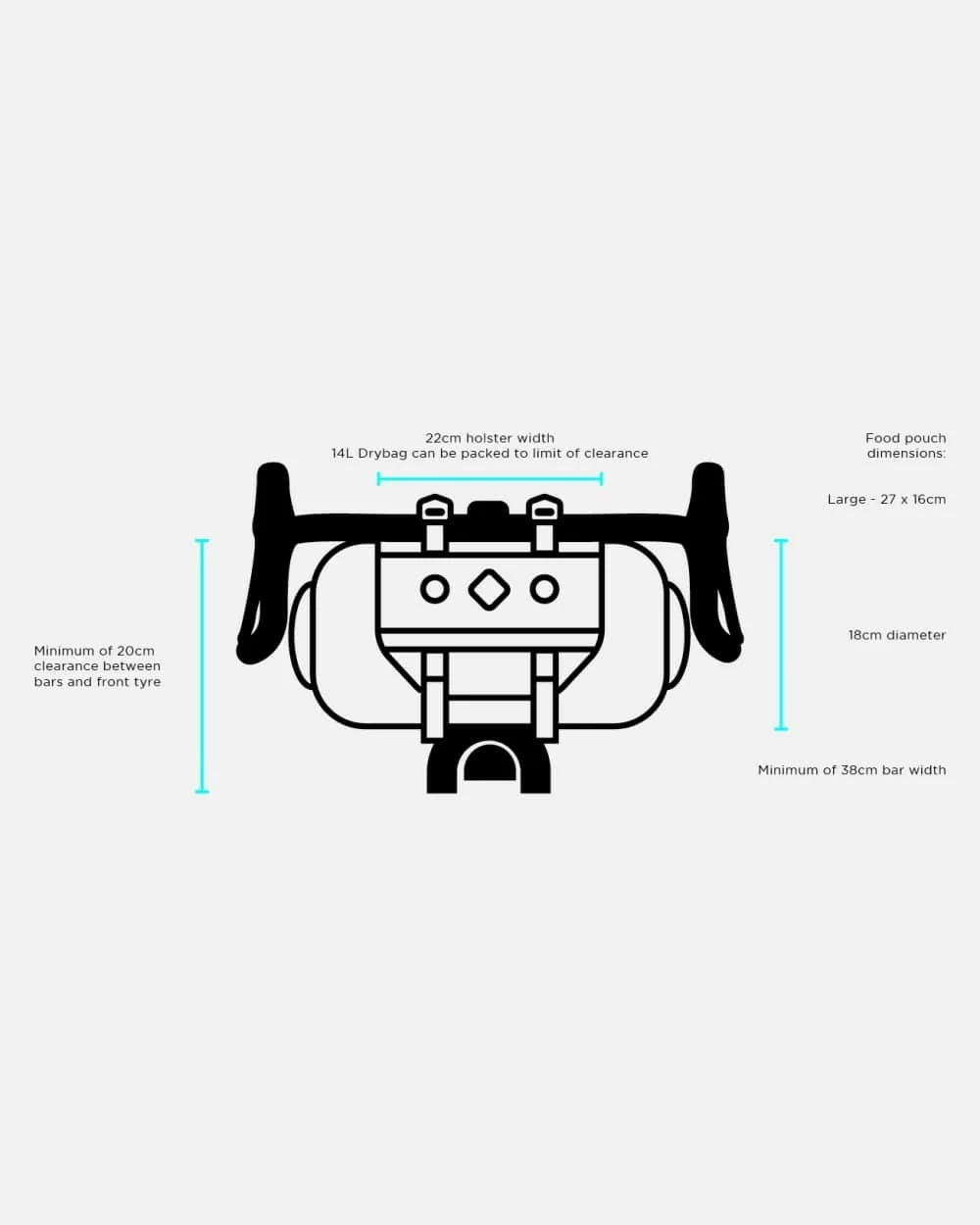 Bagagerie & Bikepacking Sacoche De Cintre RESTRAP Bar Bag 17L 10 Bagagerie & Bikepacking Sacoche De Cintre RESTRAP Bar Bag 17L – Image 8